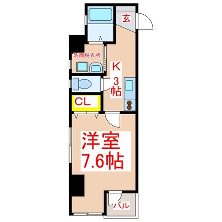 プチシャトラン樋之口の物件間取画像